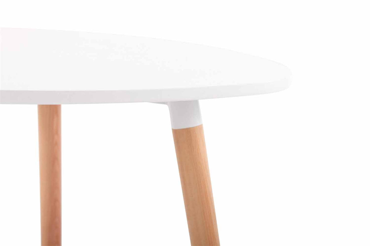 Keukentafel Abenra wit,80 cm weiß