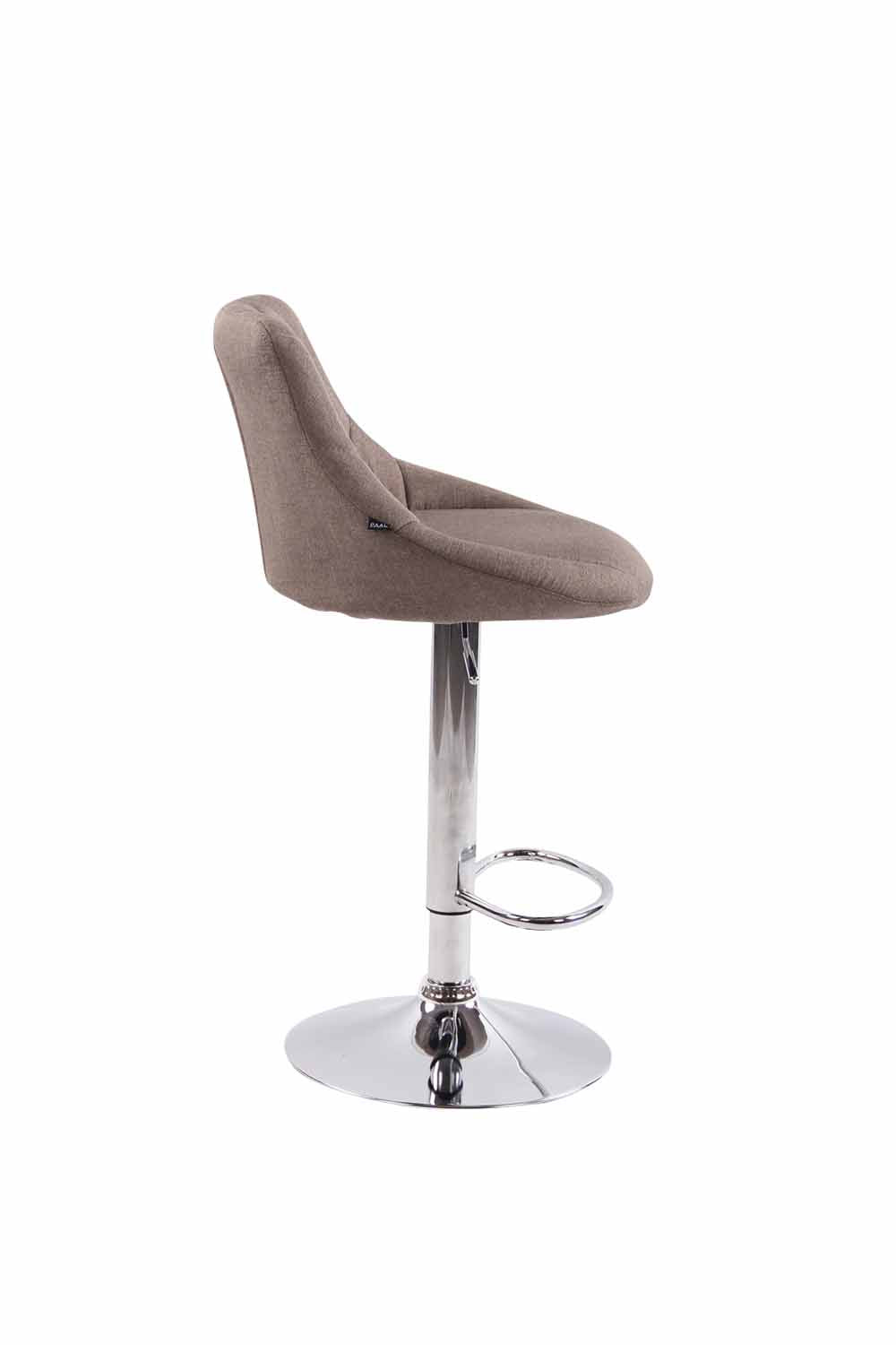 Set van 2 barkrukken Lazio Stof taupe taupe