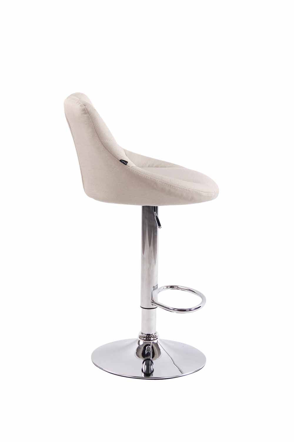 Set van 2 barkrukken Lazio Stof creme creme