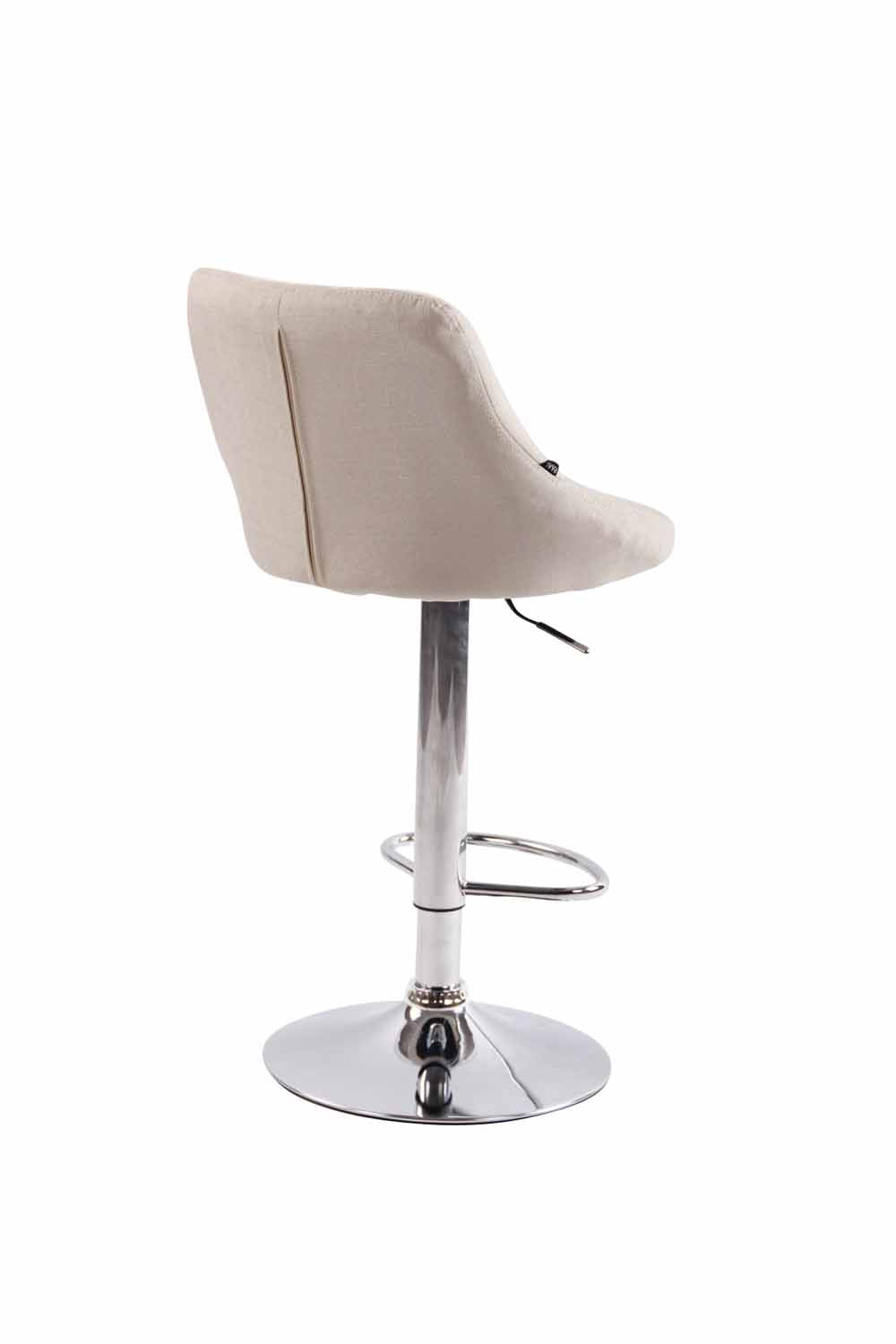 Set van 2 barkrukken Lazio Stof creme creme