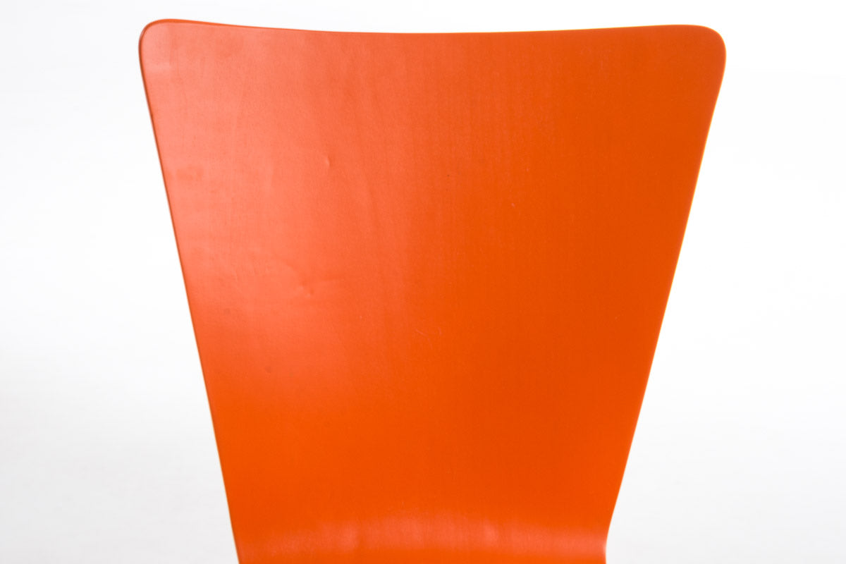 2x bezoekersstoelen Aaron oranje orange