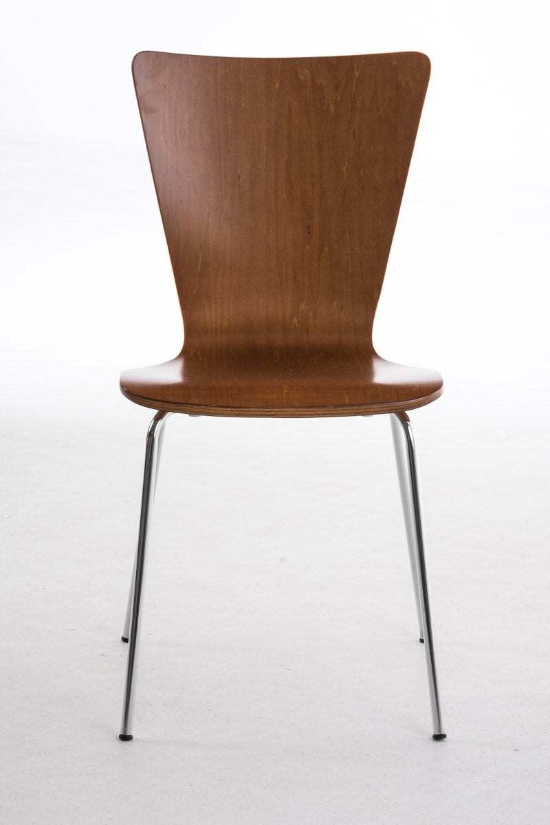 2x bezoekersstoelen Aaron bruin braun