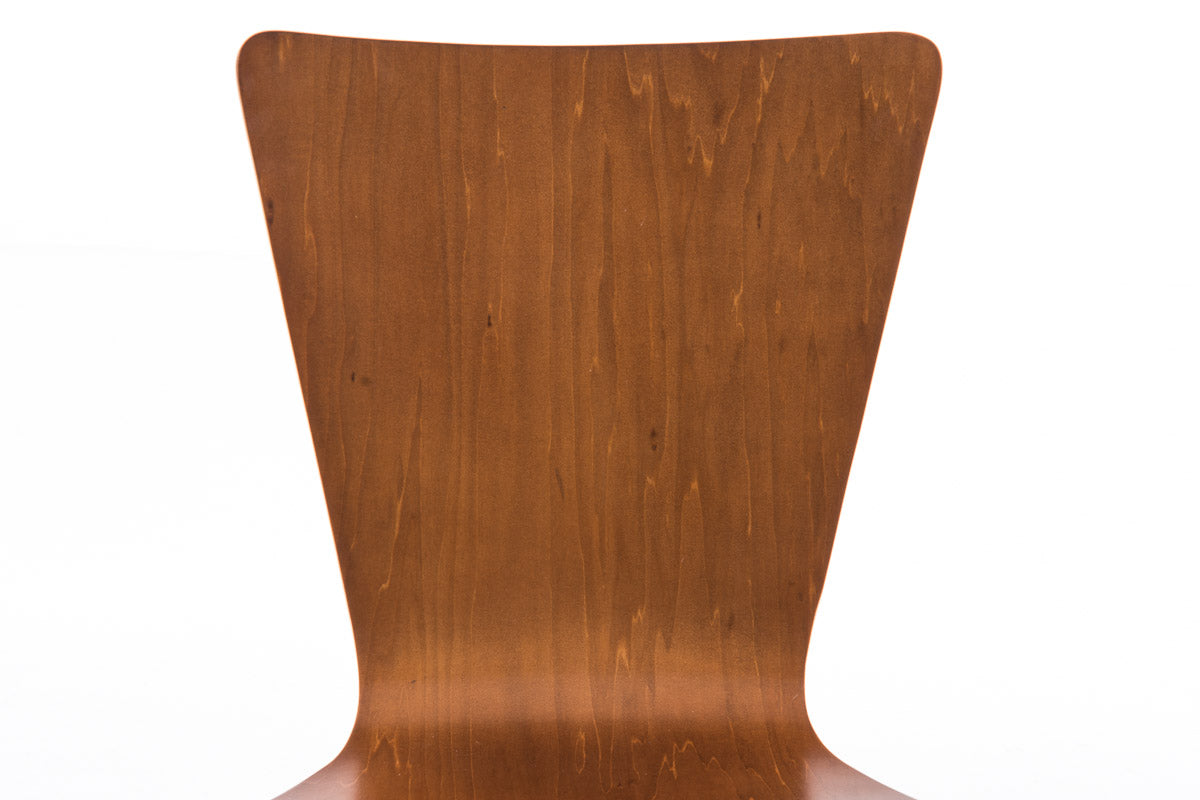 2x bezoekersstoelen Aaron bruin braun