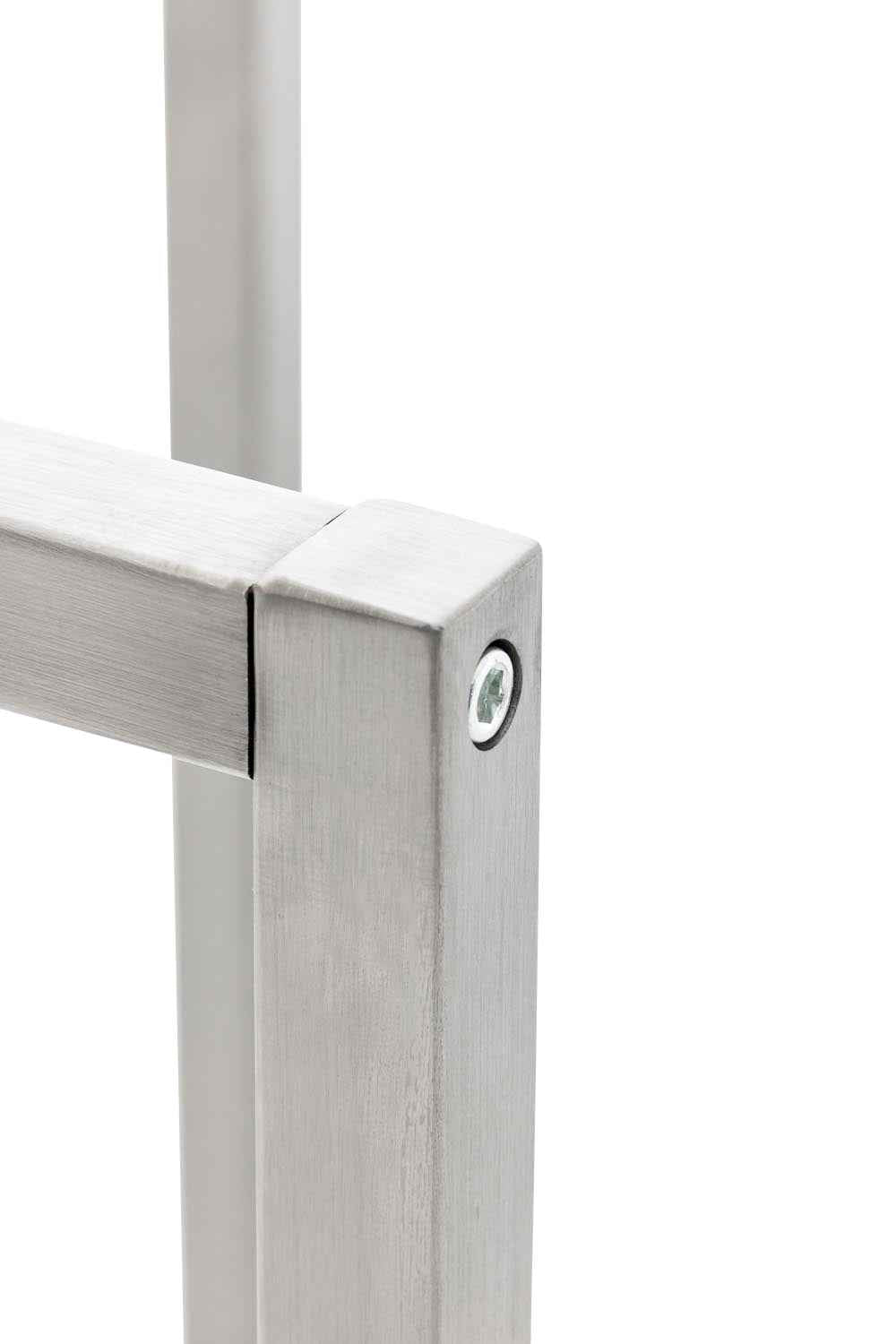 Krattenrek  Lennert voor 4 kisten,roestvrij staal edelstahl