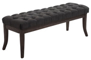 Bank Ramses stof donkergrijs,120 cm dunkelgrau