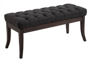 Bank Ramses stof donkergrijs,100 cm dunkelgrau