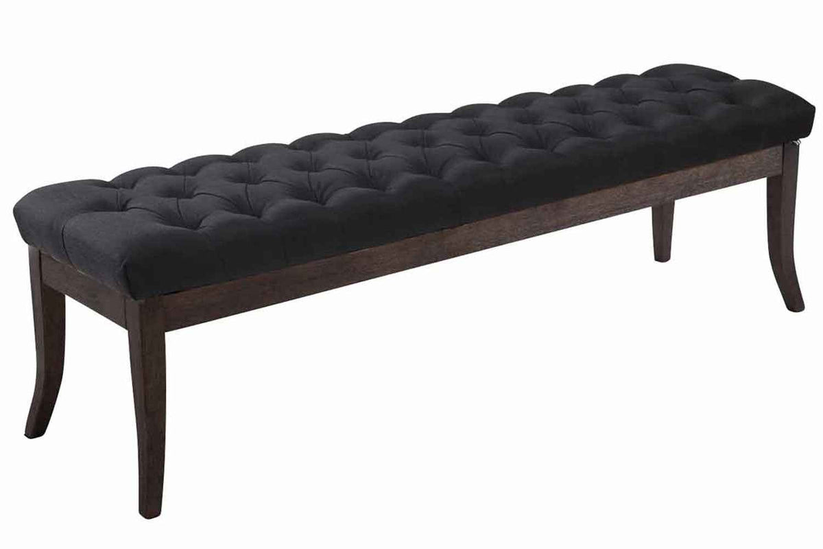 Bank Ramses stof zwart,150 cm schwarz