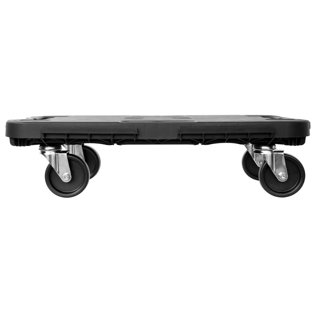 vidaXL Transporttrolley 300 kg polypropeen zwart