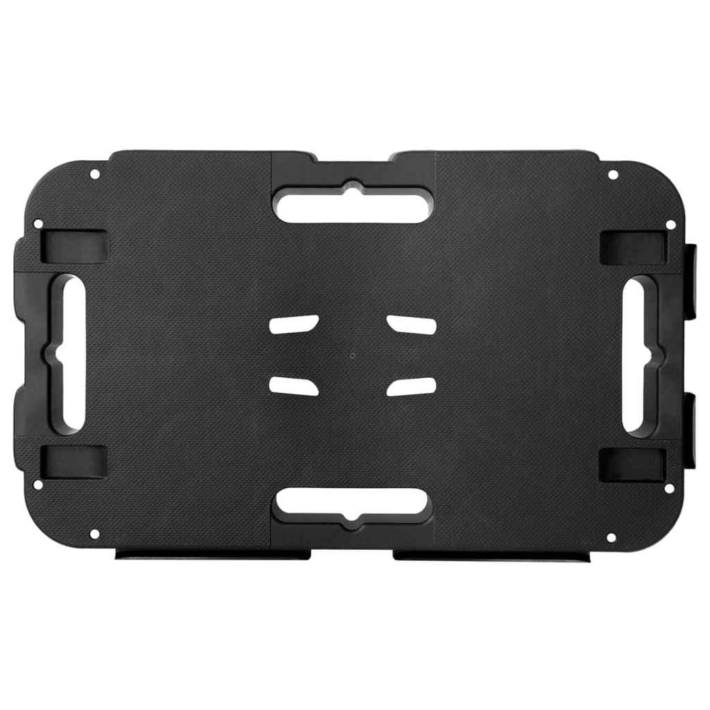 vidaXL Transporttrolley 300 kg polypropeen zwart