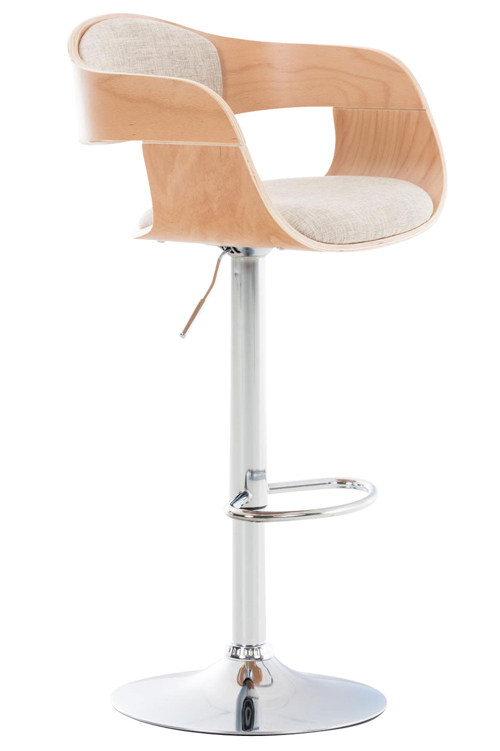 Barkruk Kingston Stof natura/creme natura/creme