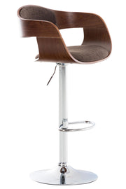 Barkruk Kingston Stof walnoot/bruin walnuss/braun