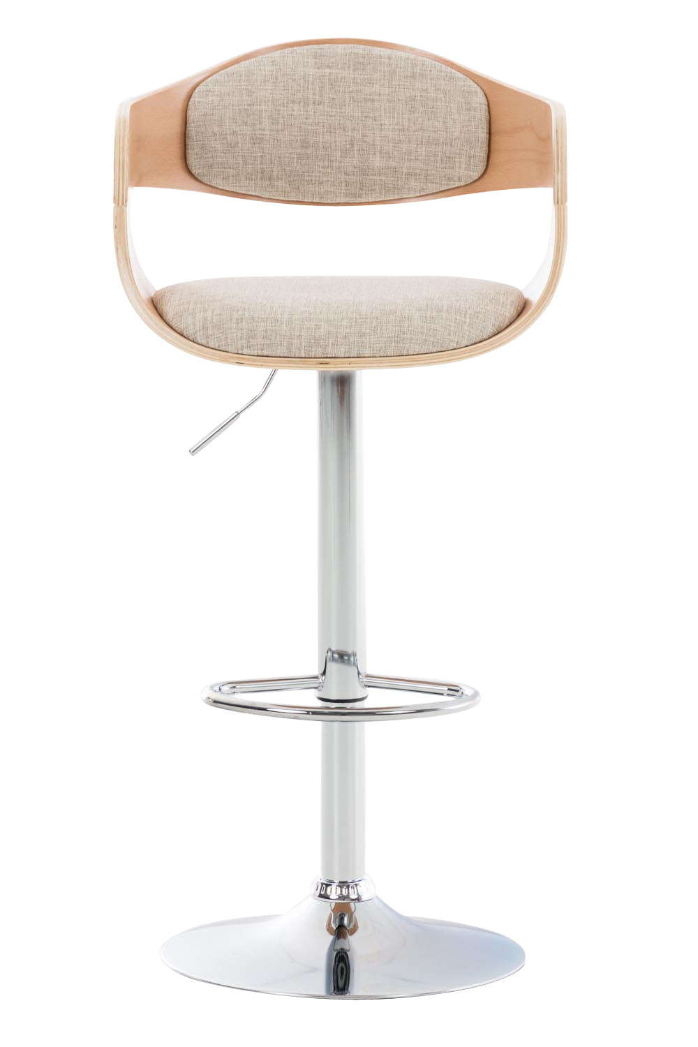 Barkruk Kingston Stof natura/creme natura/creme