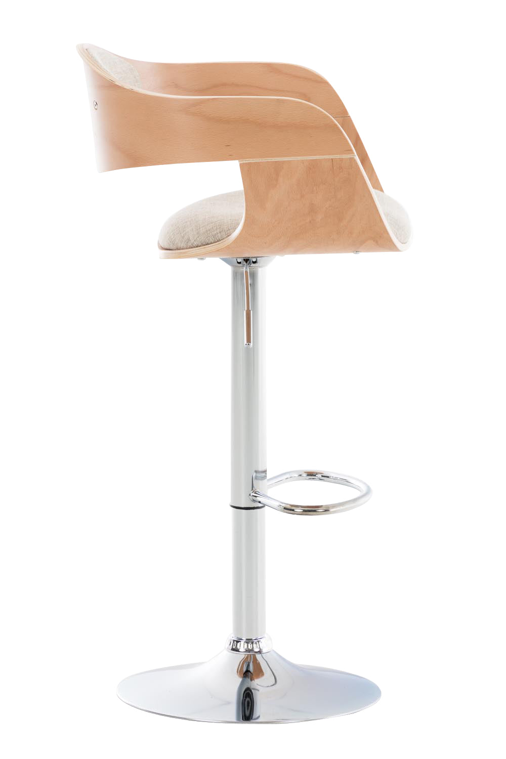 Barkruk Kingston Stof natura/creme natura/creme