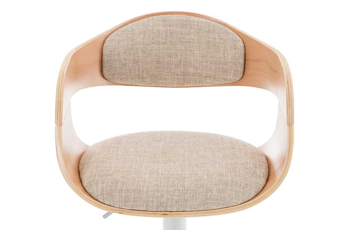 Barkruk Kingston Stof natura/creme natura/creme