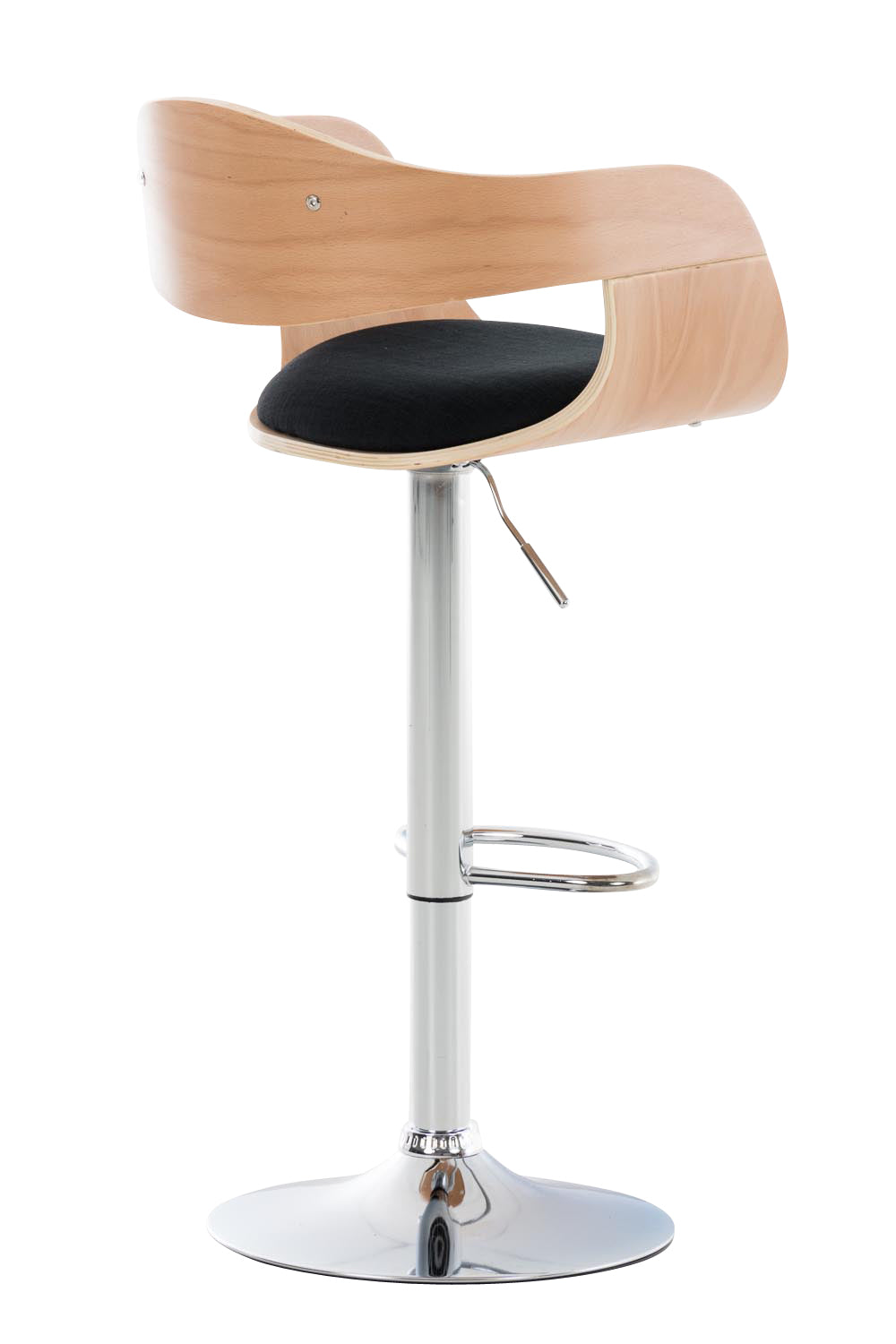 Barkruk Kingston Stof natura/zwart natura/schwarz