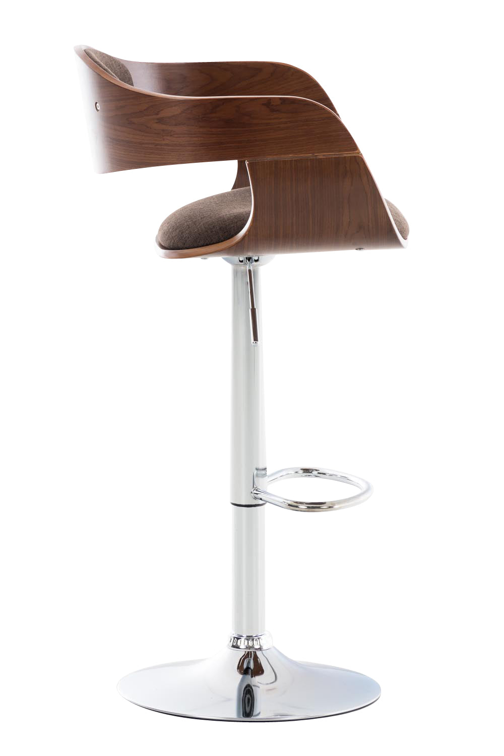 Barkruk Kingston Stof walnoot/bruin walnuss/braun