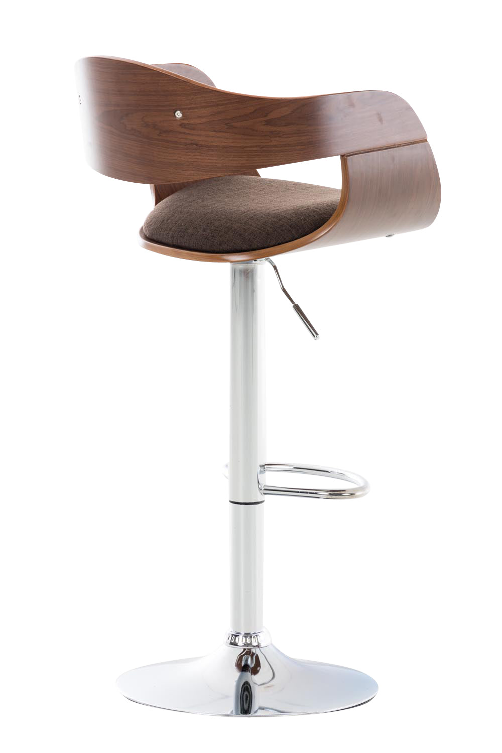 Barkruk Kingston Stof walnoot/bruin walnuss/braun