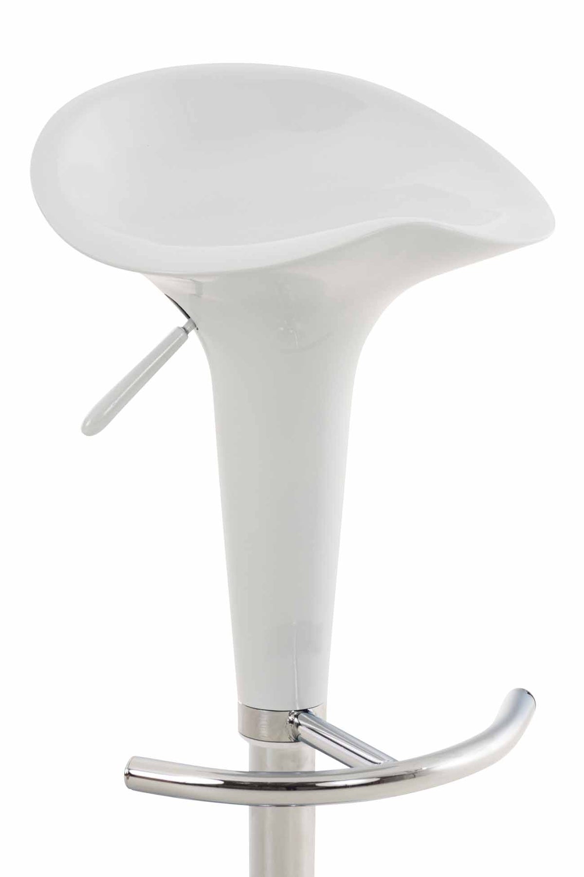 Barkruk Saddle wit weiß
