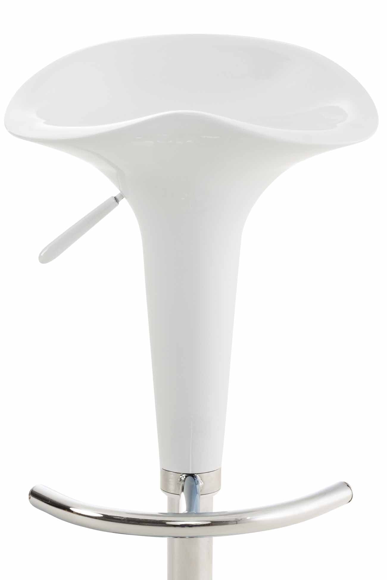 Barkruk Saddle wit weiß