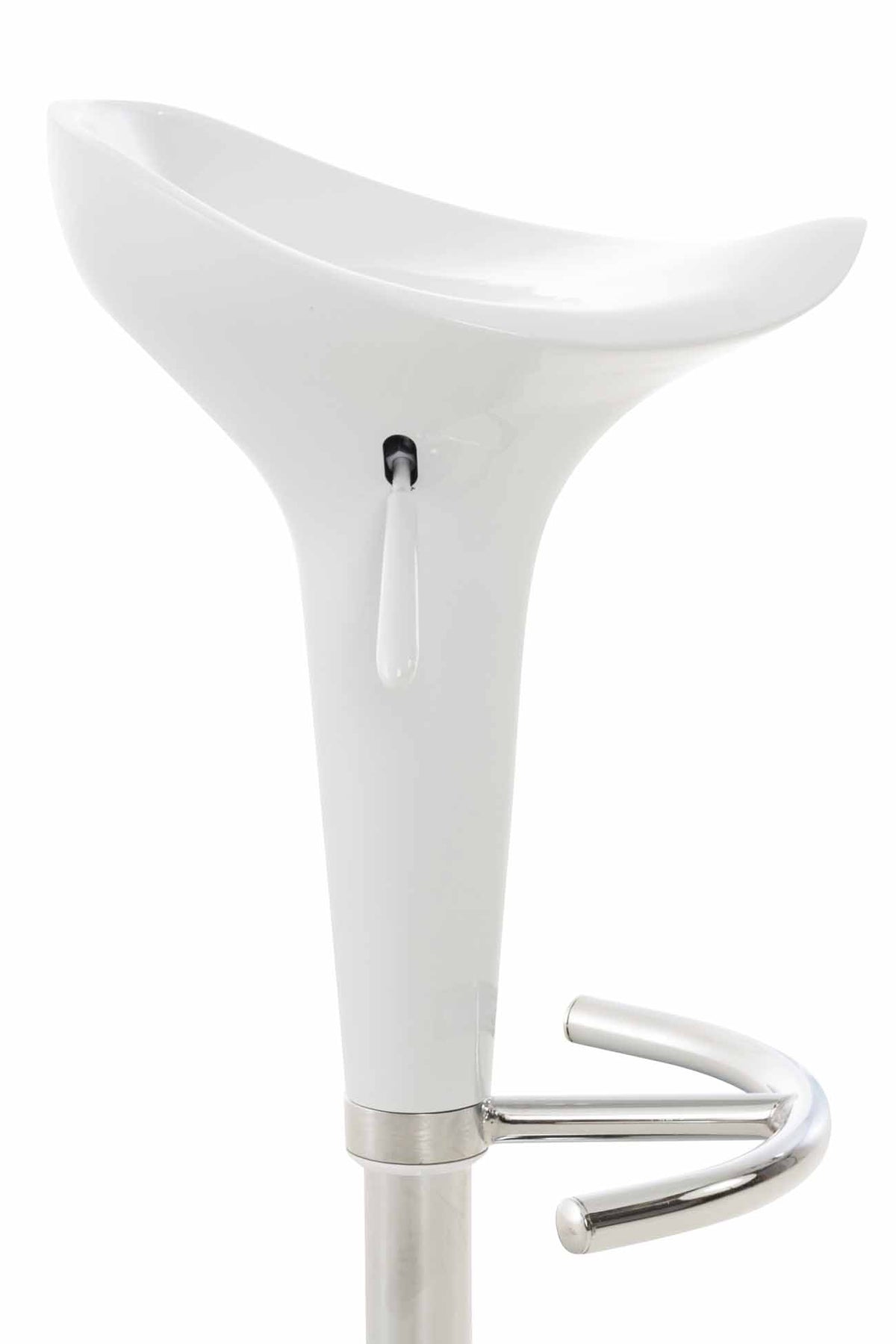 Barkruk Saddle wit weiß
