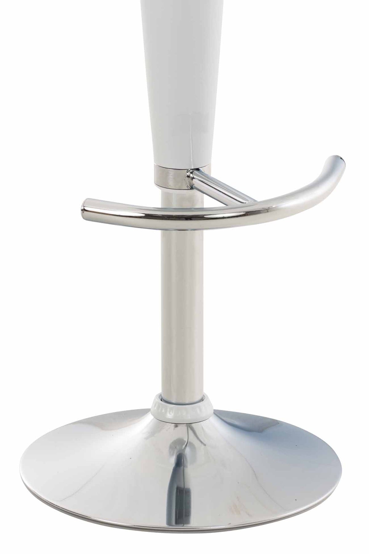 Barkruk Saddle wit weiß