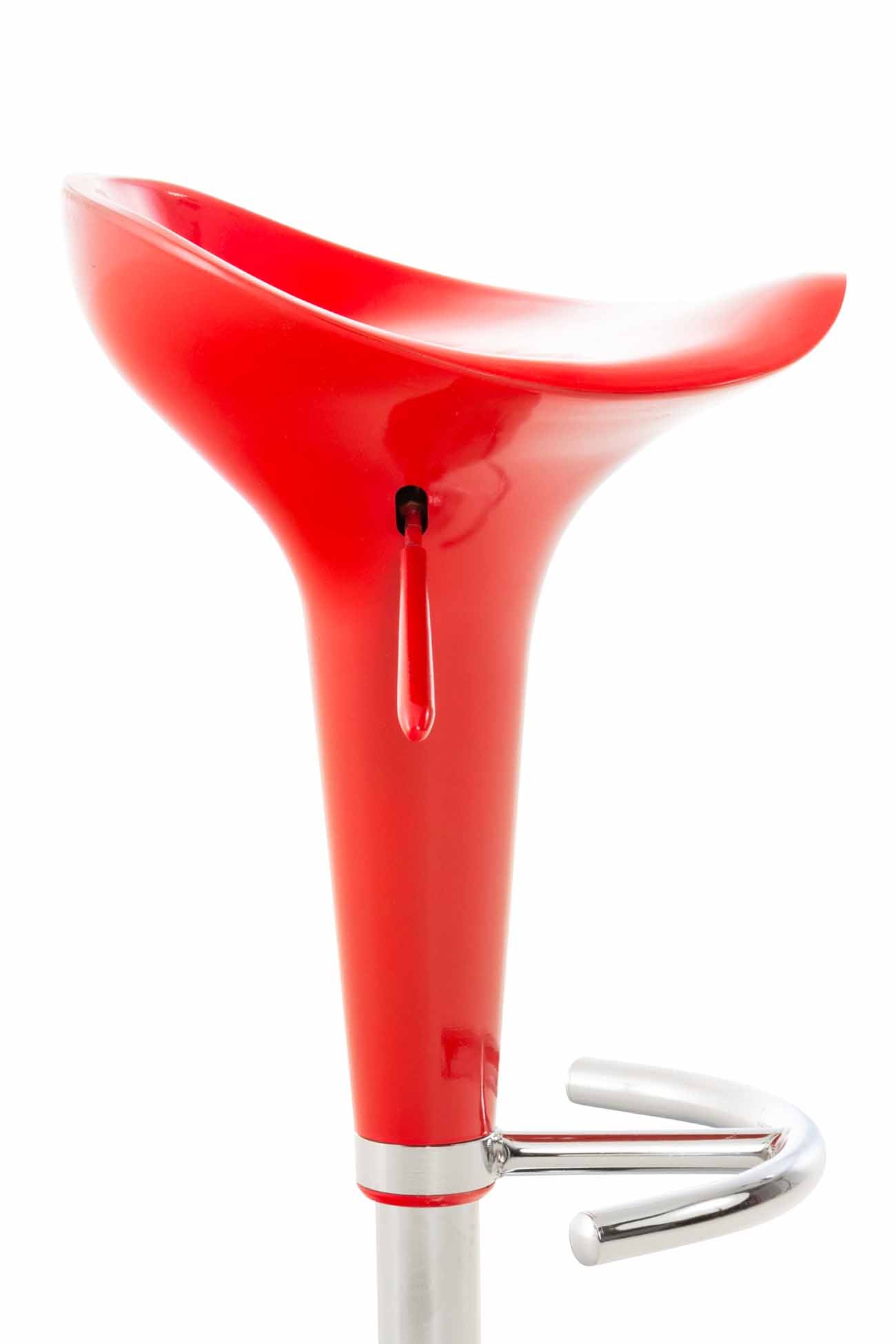 Barkruk Saddle rood rot