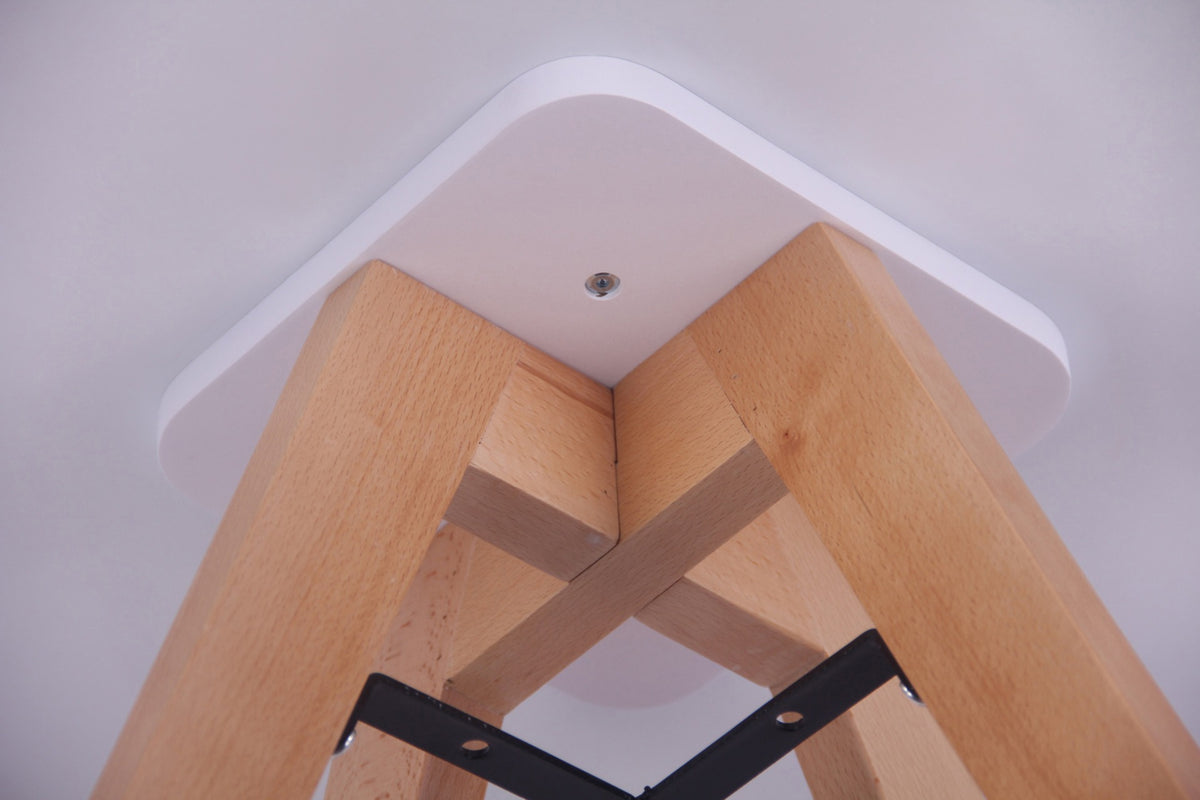 Keukentafel Viktor 75 cm weiß