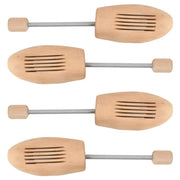 vidaXL Schoenspanners 2 paar EU maat 43-46 massief lotushout