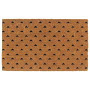vidaXL Deurmat 45x75 cm getufte kokosvezel naturel