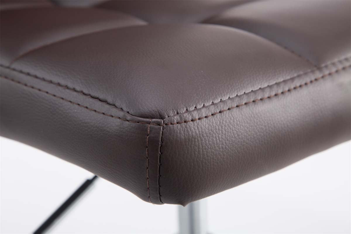 Set van 2 Lounger Palma V2 kunstleer bruin braun