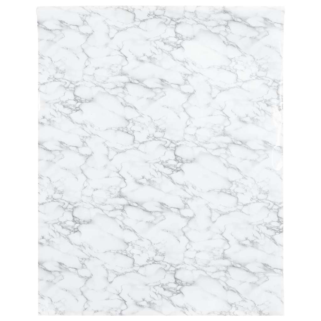 vidaXL Meubelfolie zelfklevend 90x500 cm PVC marmerzwart