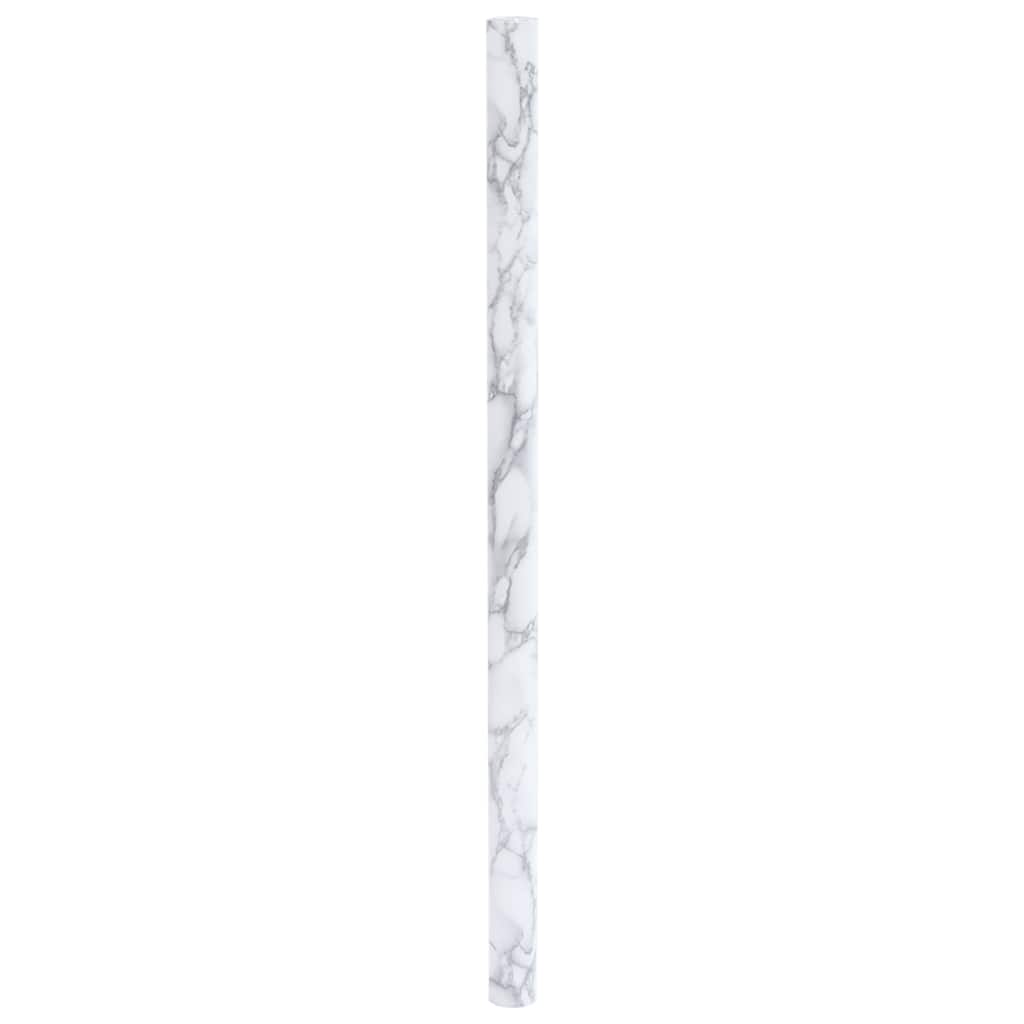 vidaXL Meubelfolie zelfklevend 90x500 cm PVC marmerzwart