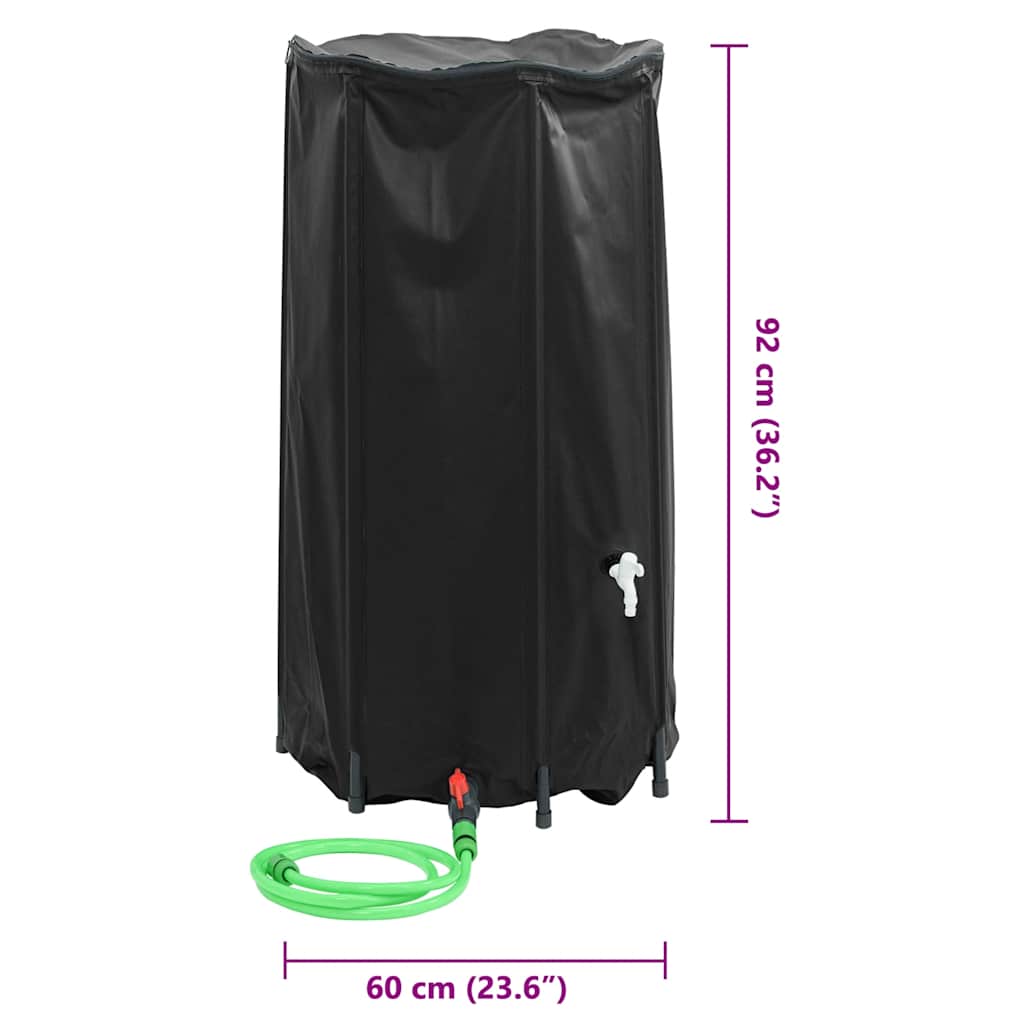 vidaXL Watertank met kraan opvouwbaar 750 L PVC