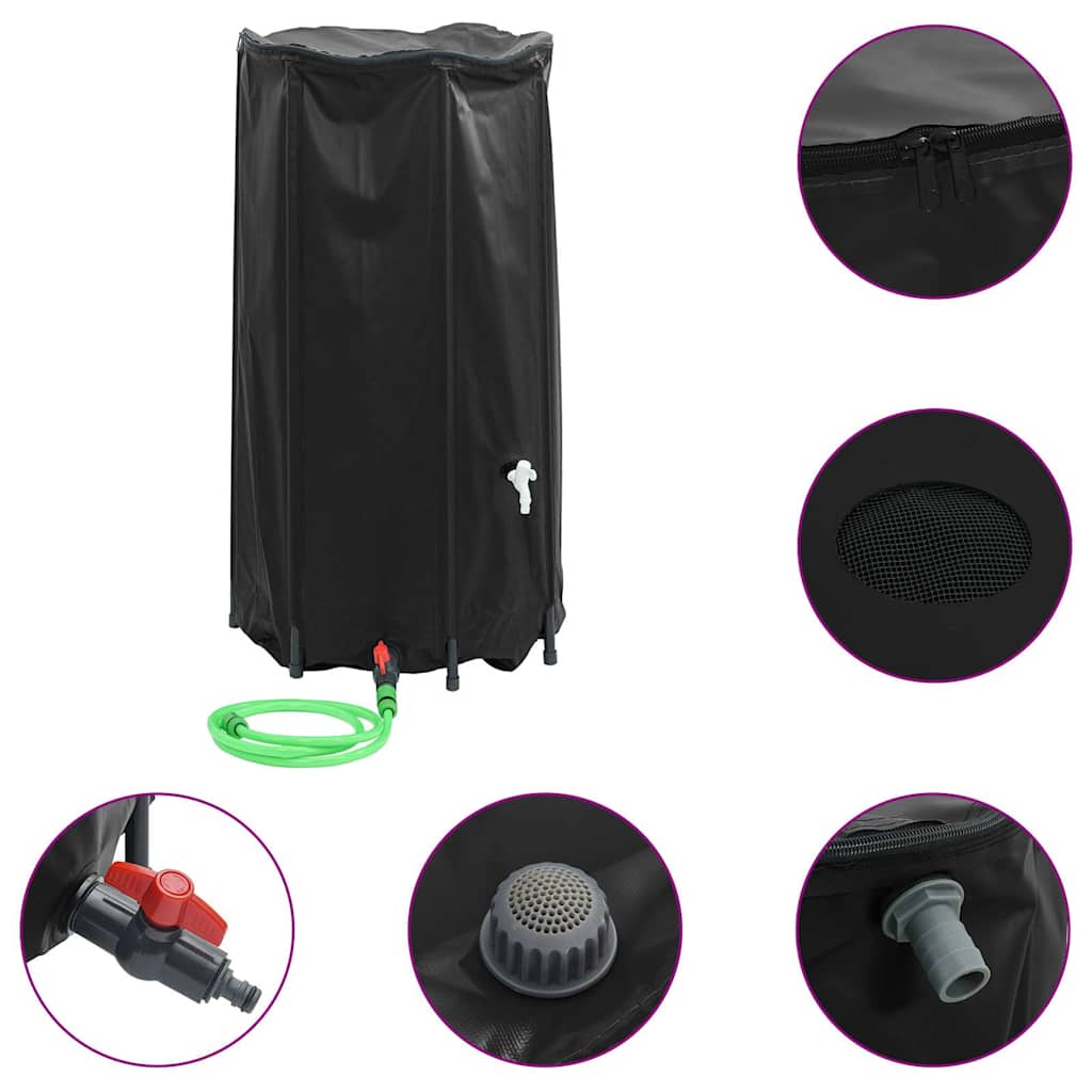 vidaXL Watertank met kraan opvouwbaar 750 L PVC