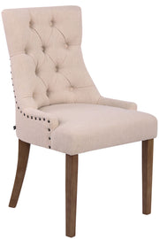Eetkamerstoel Aberdeen stof creme,antiek licht creme