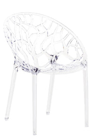 Stapelstoel Crystal transparant transparent