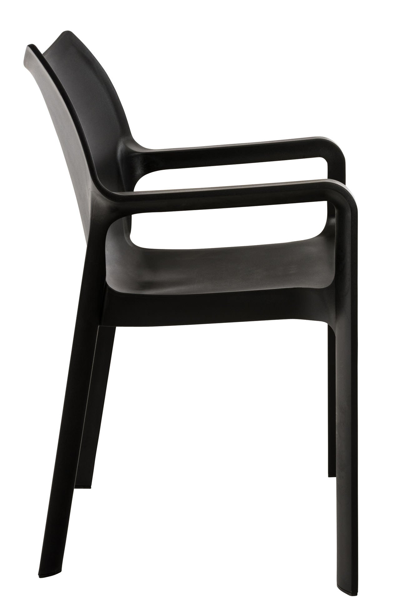 Tuinstoel Diva met Armleuning zwart schwarz
