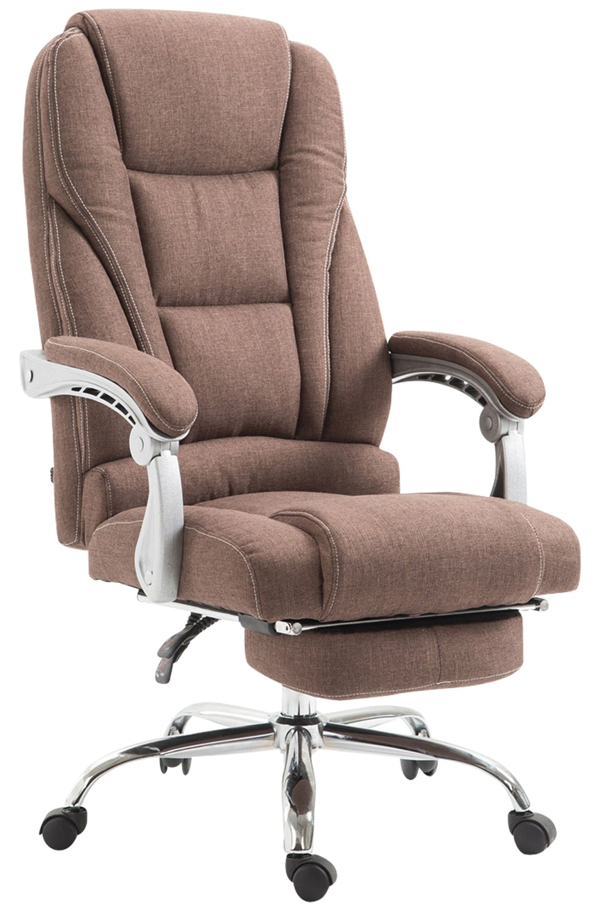 Bureaustoel Pacific Stof Met Voetsteun bruin braun