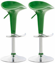 Set van 2 barkrukken Saddle groen grün