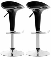 Set van 2 barkrukken Saddle zwart schwarz
