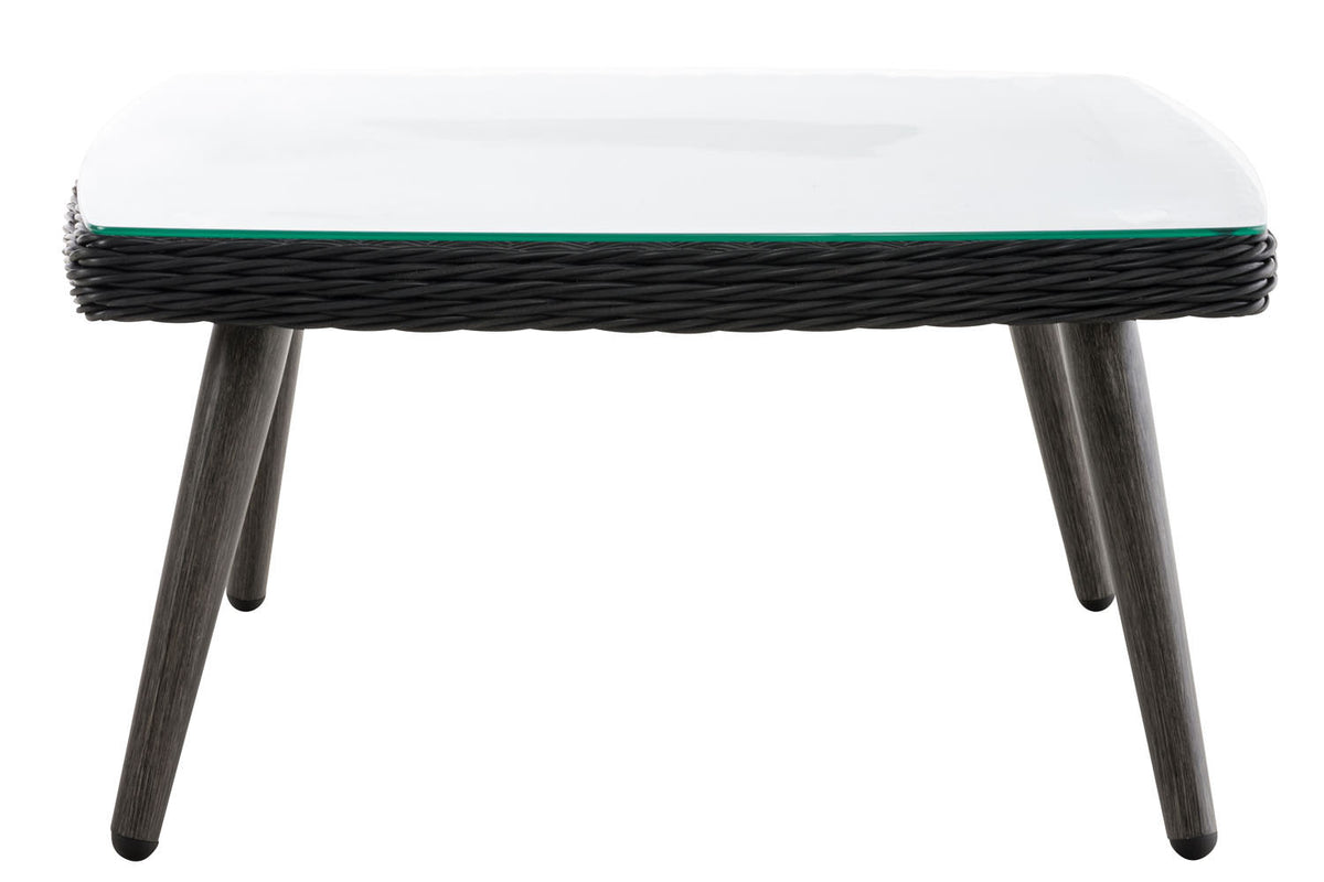Tafel Ameland rond rotan zwart,35 cm schwarz