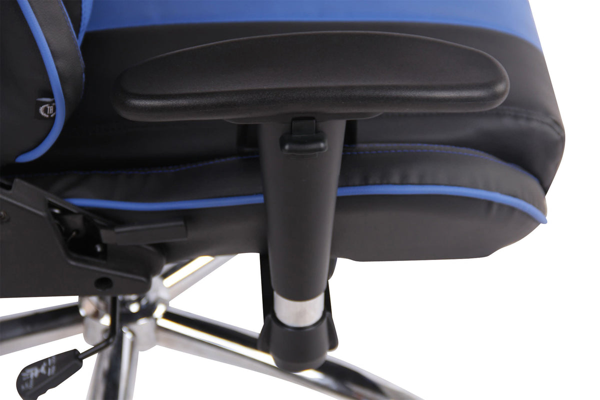 Bureaustoel Limit XM zwart/blauw schwarz/blau