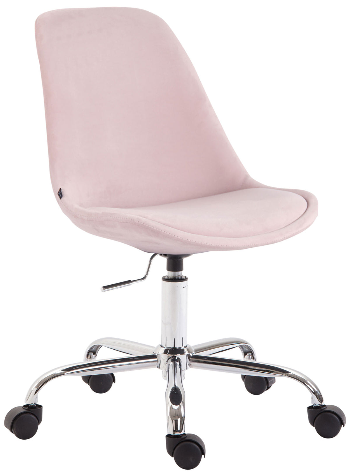 Bureaustoel Toulouse Fluweel roze pink
