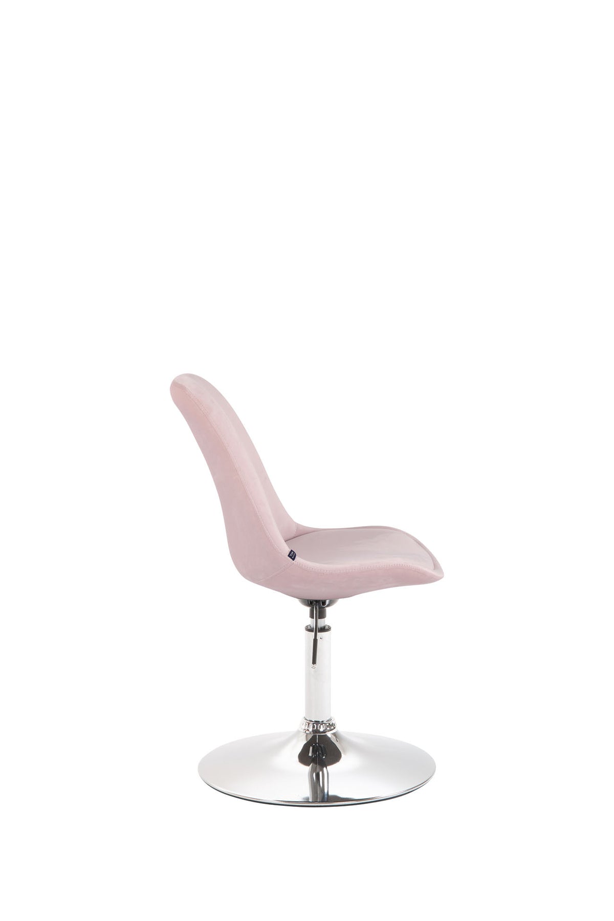 Eetkamerstoel Maverick Fluweel roze,chroom pink