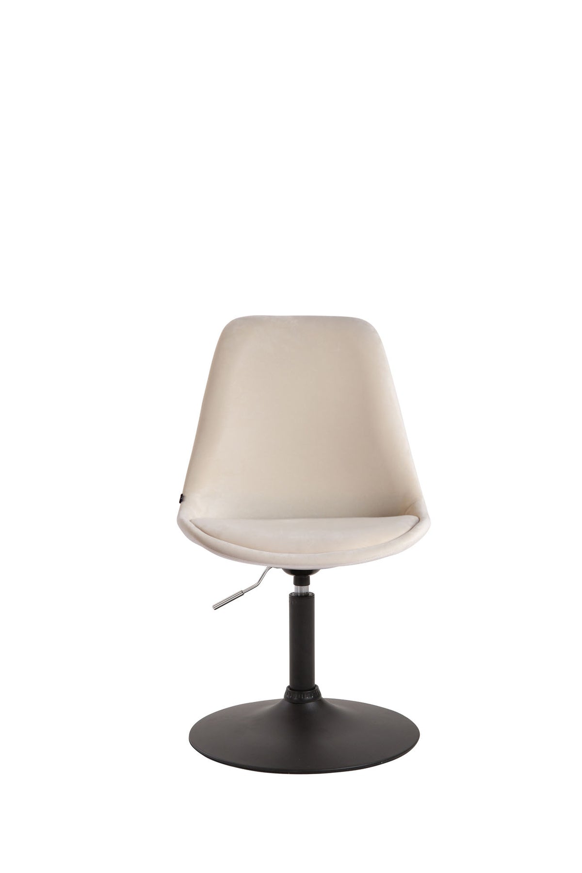 Eetkamerstoel Maverick Fluweel creme,zwart creme