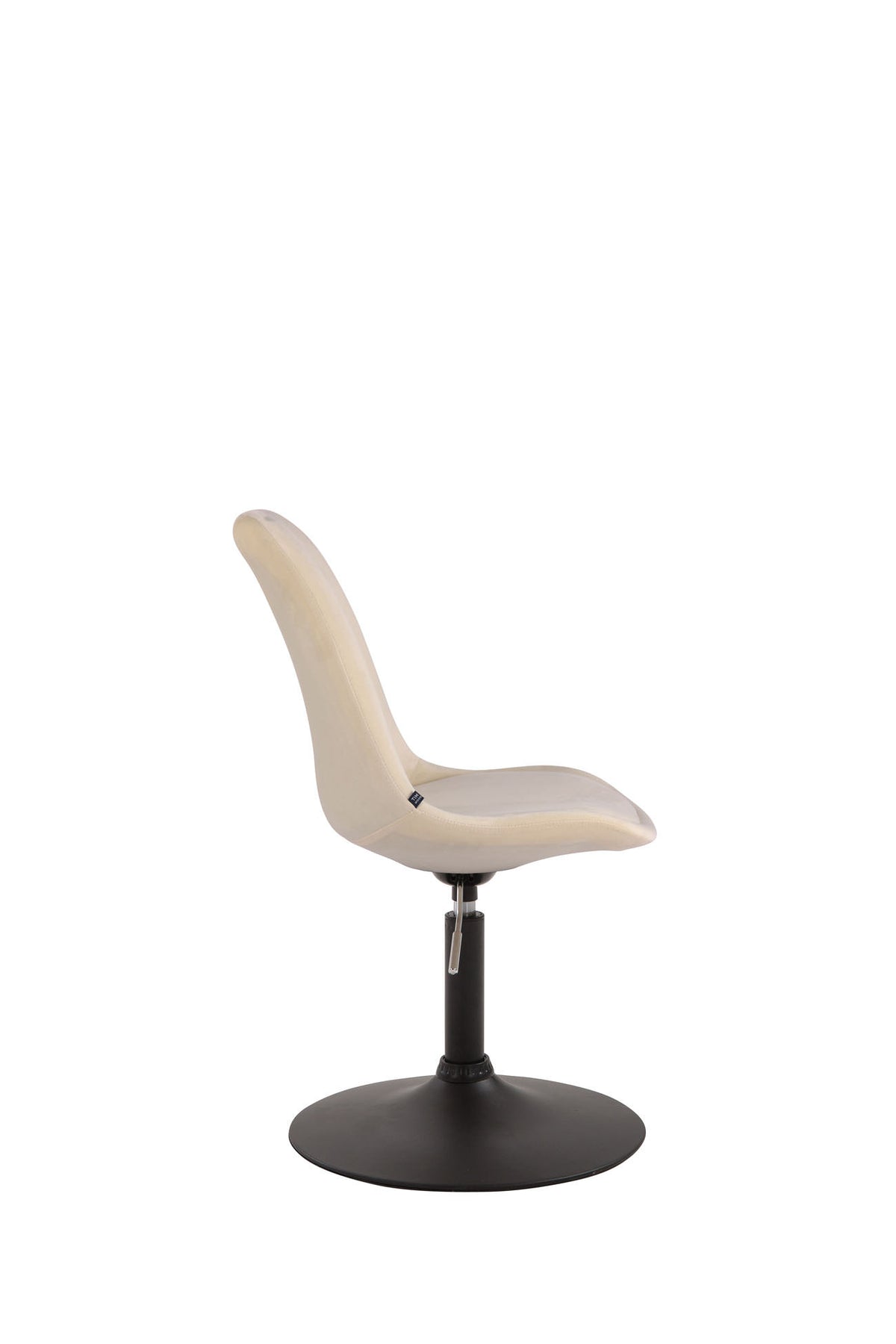 Eetkamerstoel Maverick Fluweel creme,zwart creme