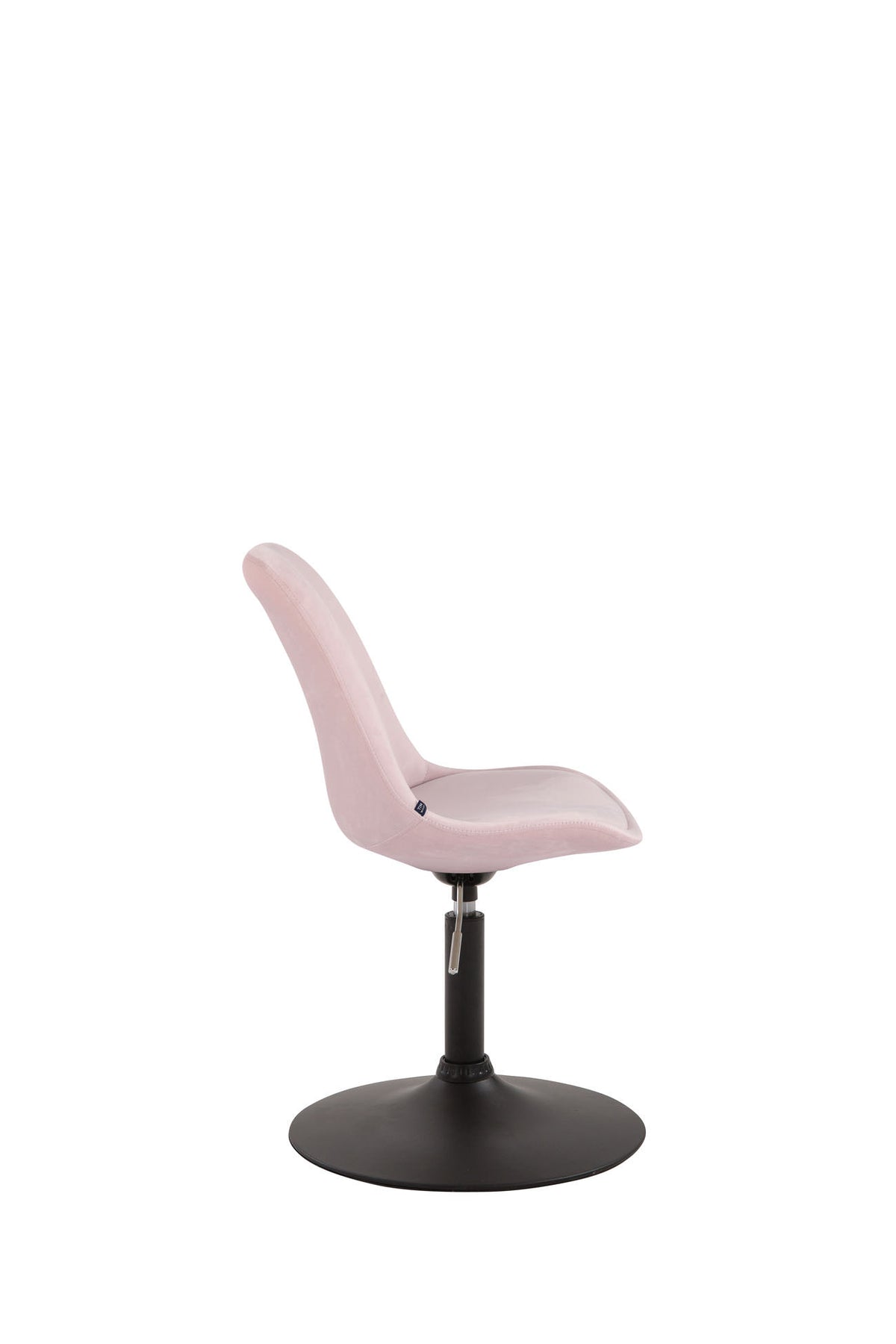 Eetkamerstoel Maverick Fluweel roze,zwart pink