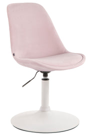 Eetkamerstoel Maverick Fluweel roze,wit pink