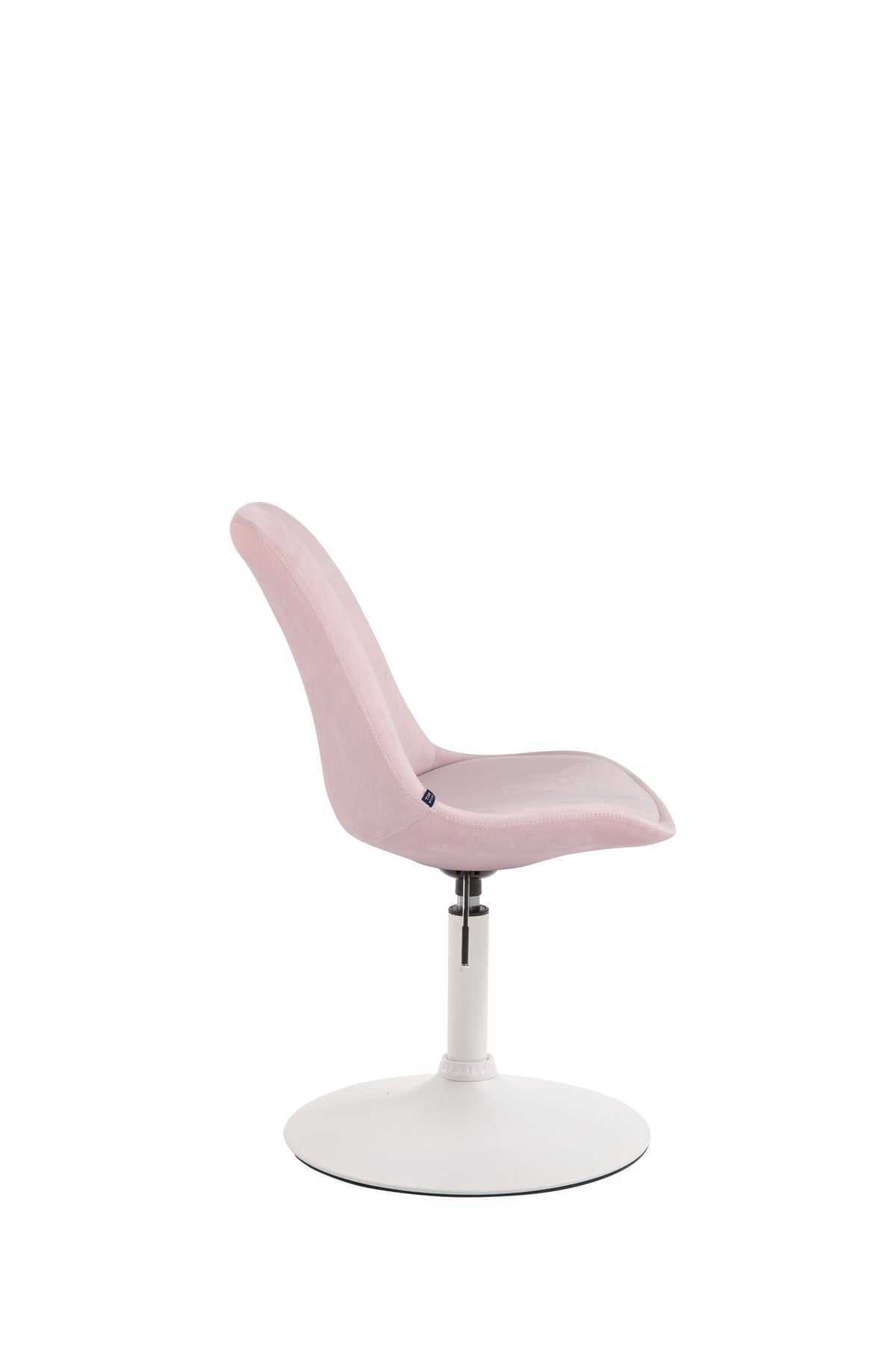 Eetkamerstoel Maverick Fluweel roze,wit pink