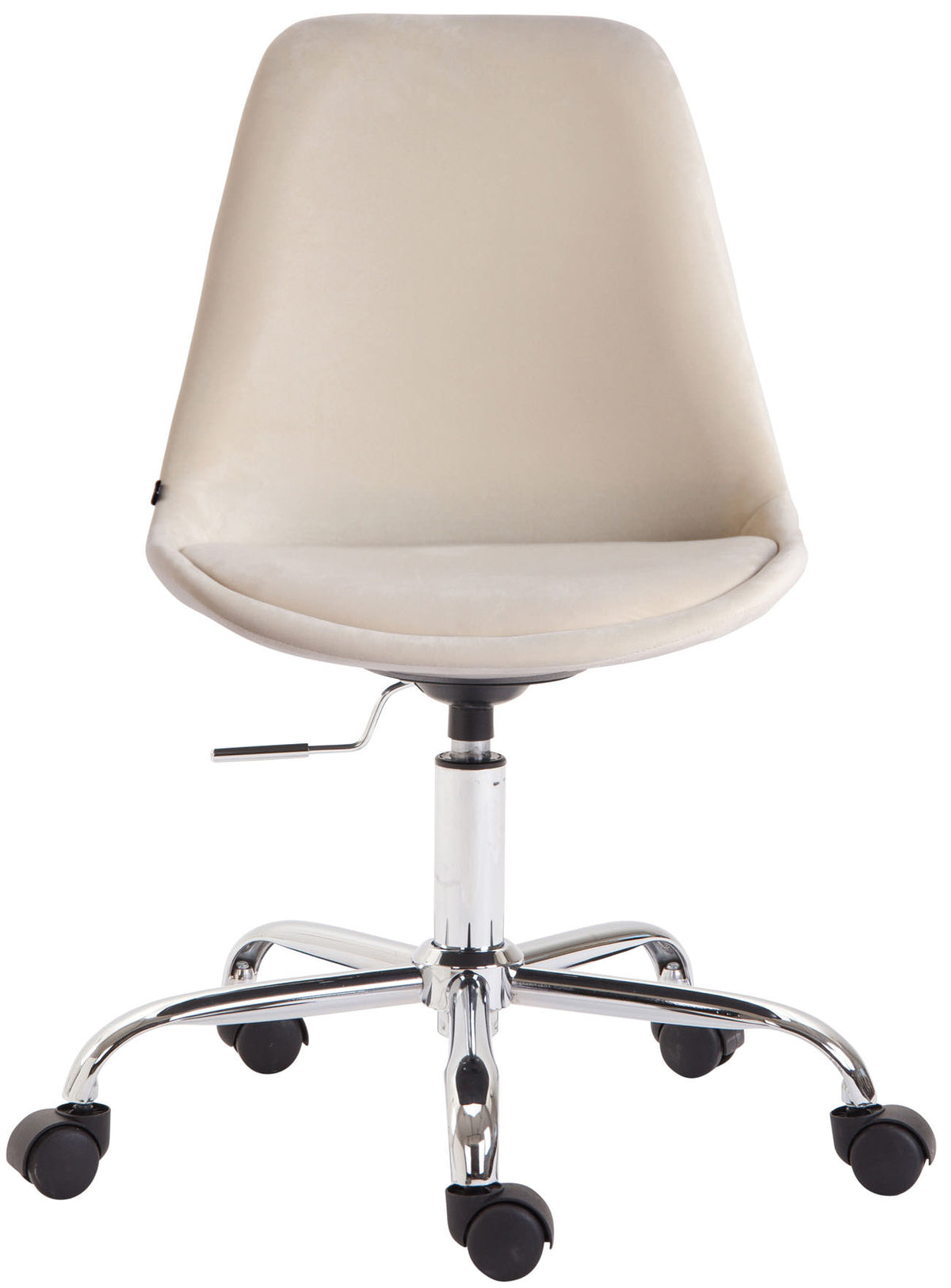 Bureaustoel Toulouse Fluweel creme creme